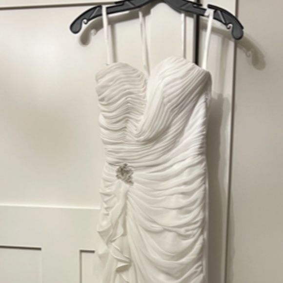 Symphony of Venus Ruched Strapless Wedding Dress - Picture 7 of 11